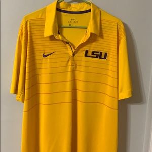 Men’s LSU Nike Dri-Fit Polo